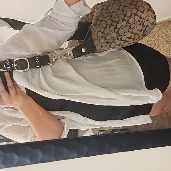 Authentic Y2k Vintage Coach Monogram Duffle Bleeker bag - Picture 14 of 14